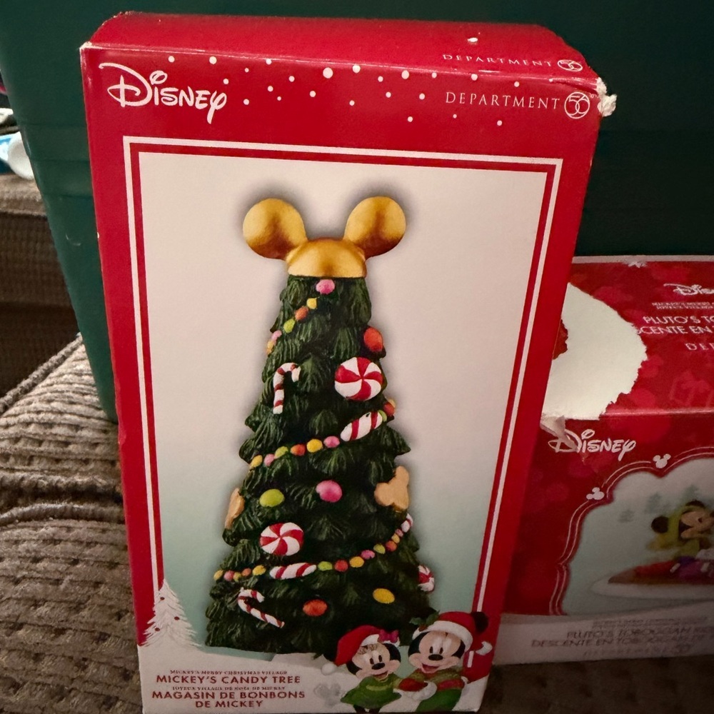 Department 56 Disney Village Mickey's Candy Tree Figurine - with box - Picture 2 of 6